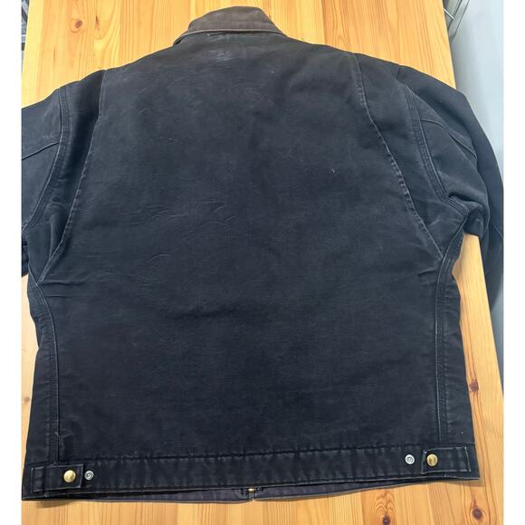 Vintage Carhartt J01 BLK Detroit Blanket Lined Jacket Size 48 Tall - Picture 13 of 13